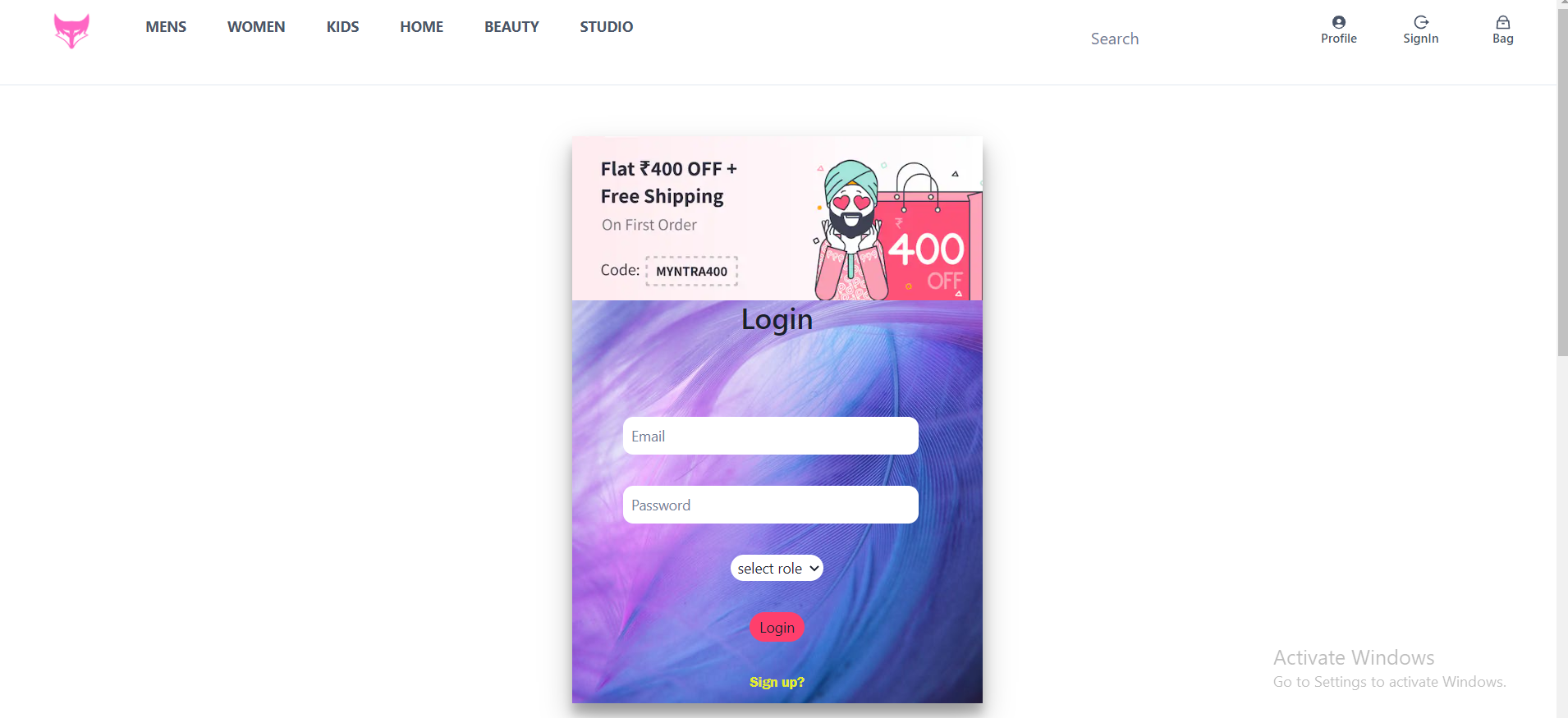 GitHub - SauravBhardwaj1/Myntra-Clone: Clone of Myntra an e-commerce ...