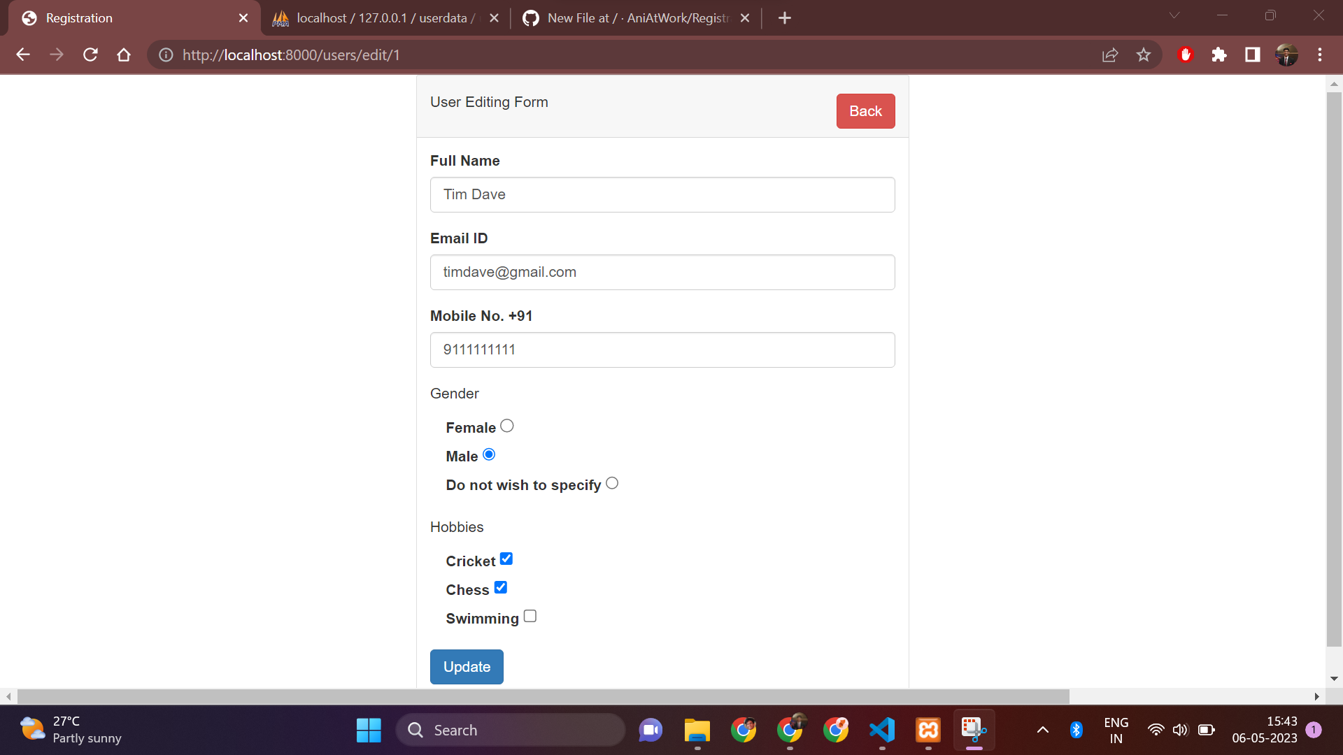 GitHub - AniAtWork/Registration-Page: Created a user registration page ...