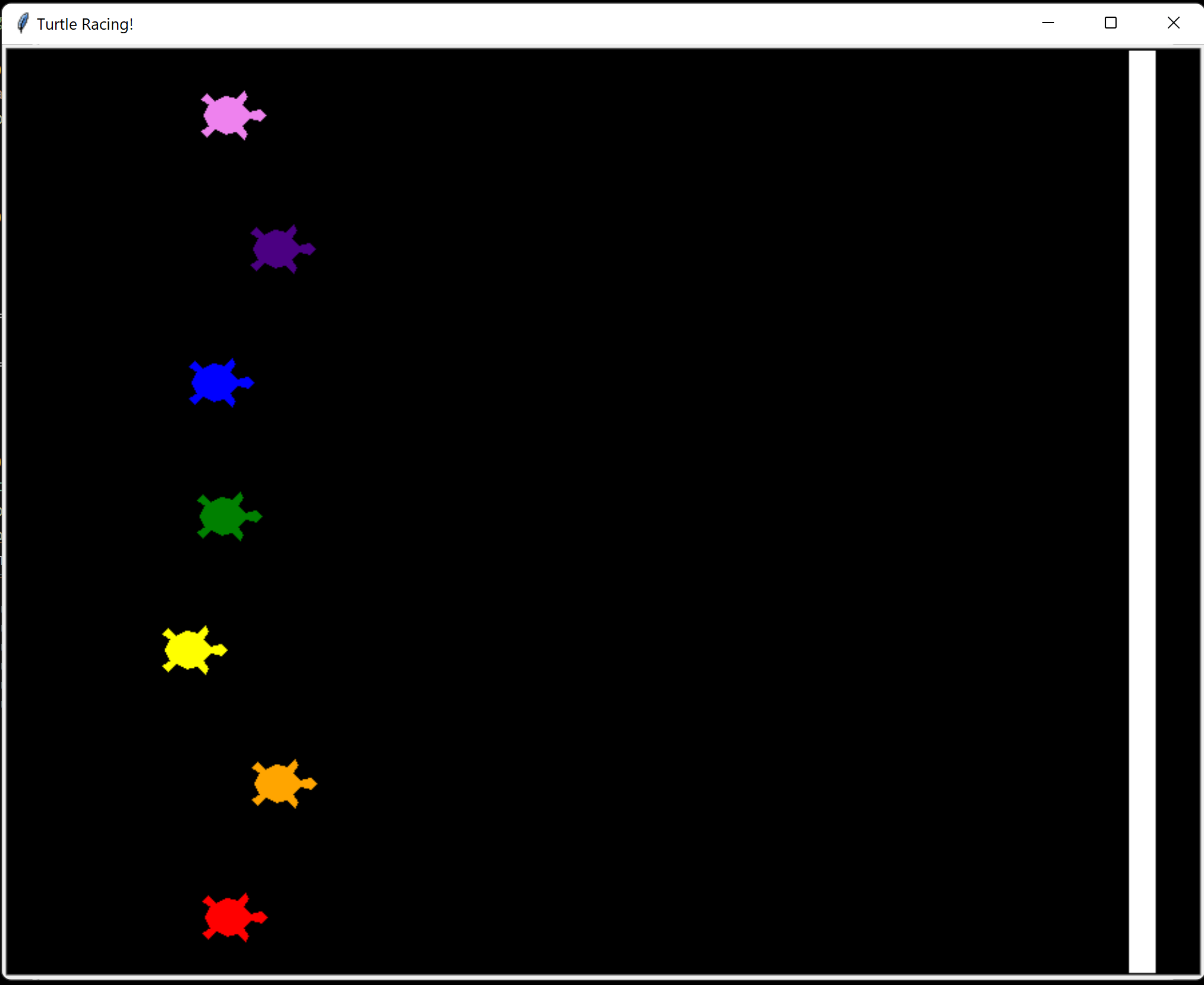 GitHub - SaanviKumar13/Turtle-Racing: A turtle racing game made using ...