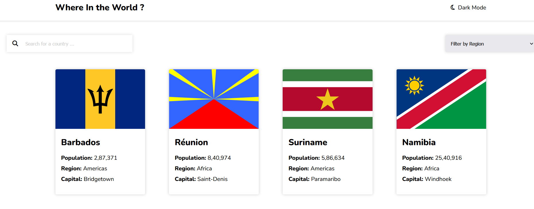 GitHub - abhiraj-ku/Countries-Data: A website where user can Search for ...