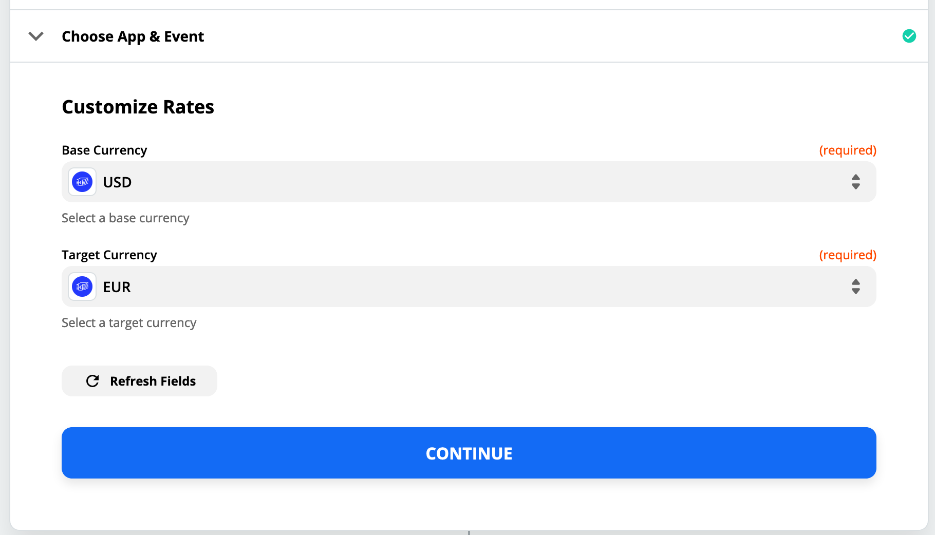 Zapier integration · Issue #98 · exchangeratesapi/exchangeratesapi