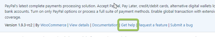Wrong link for "Get help" resource. (899) · Issue #804 · woocommerce ...