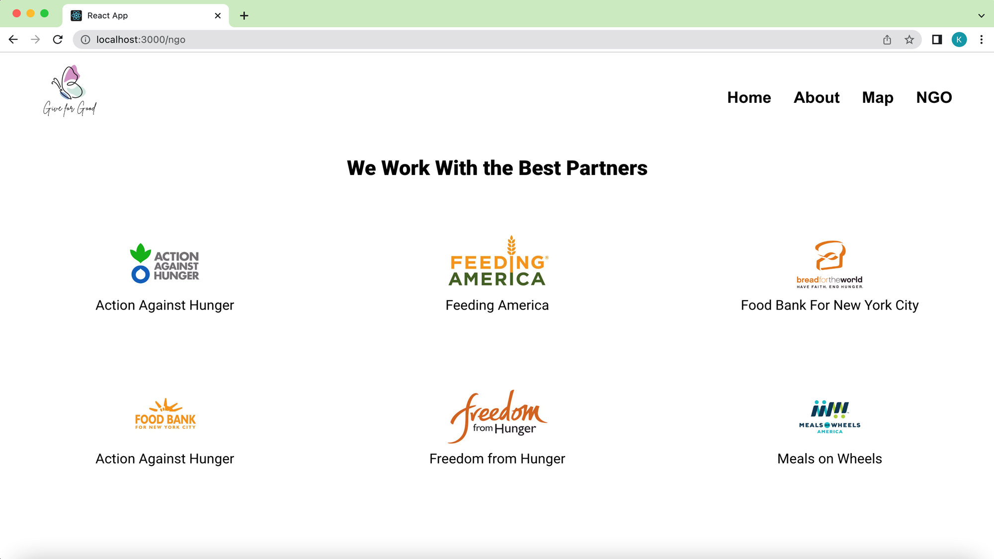 GitHub Anagha0202 GiveForGood A Website To Bride Gap Between NGOs 