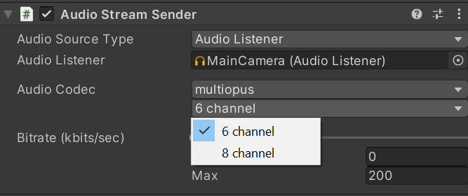 fix: Fix audio codec selector in Unity Editor by karasusan · Pull ...