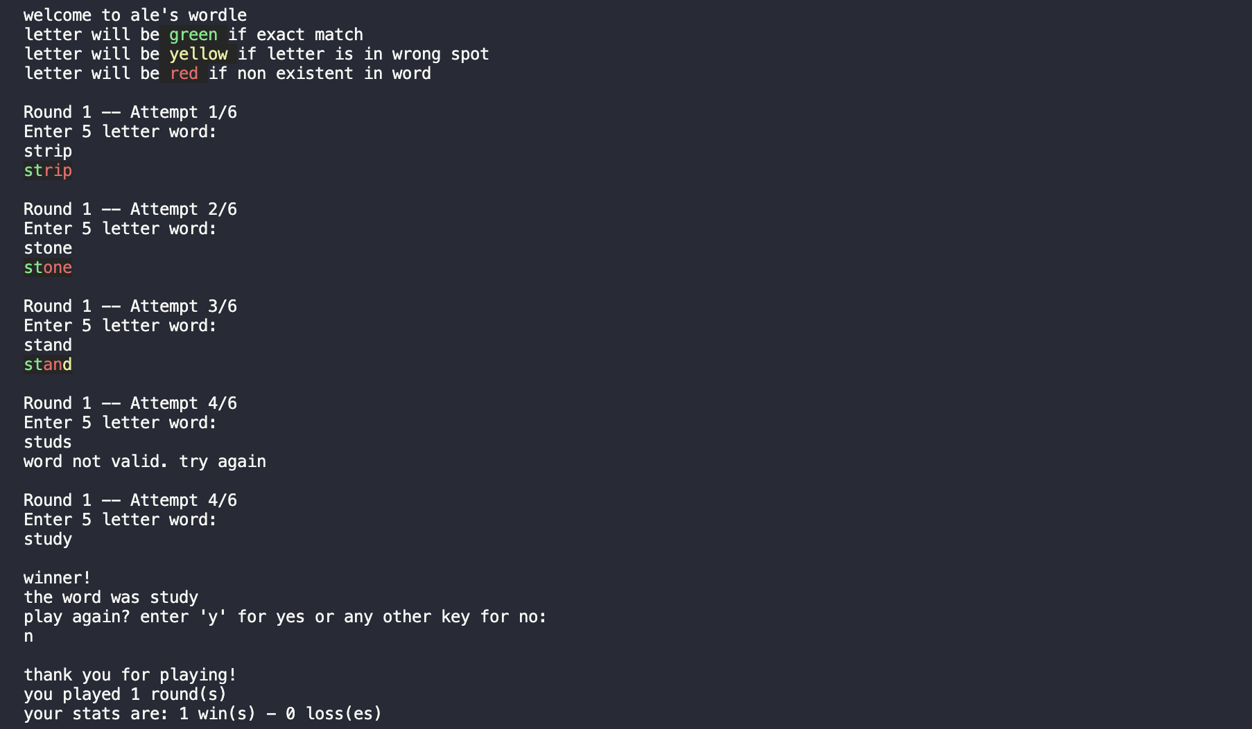 GitHub - alessandrosisniegas/Multi-Level-Wordle-Game