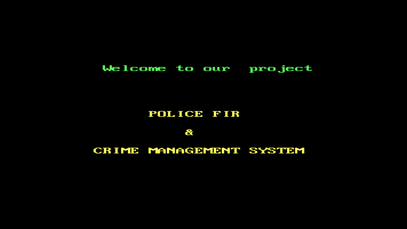 GitHub - poorvityagi/Police-Management-System: A Police Management ...
