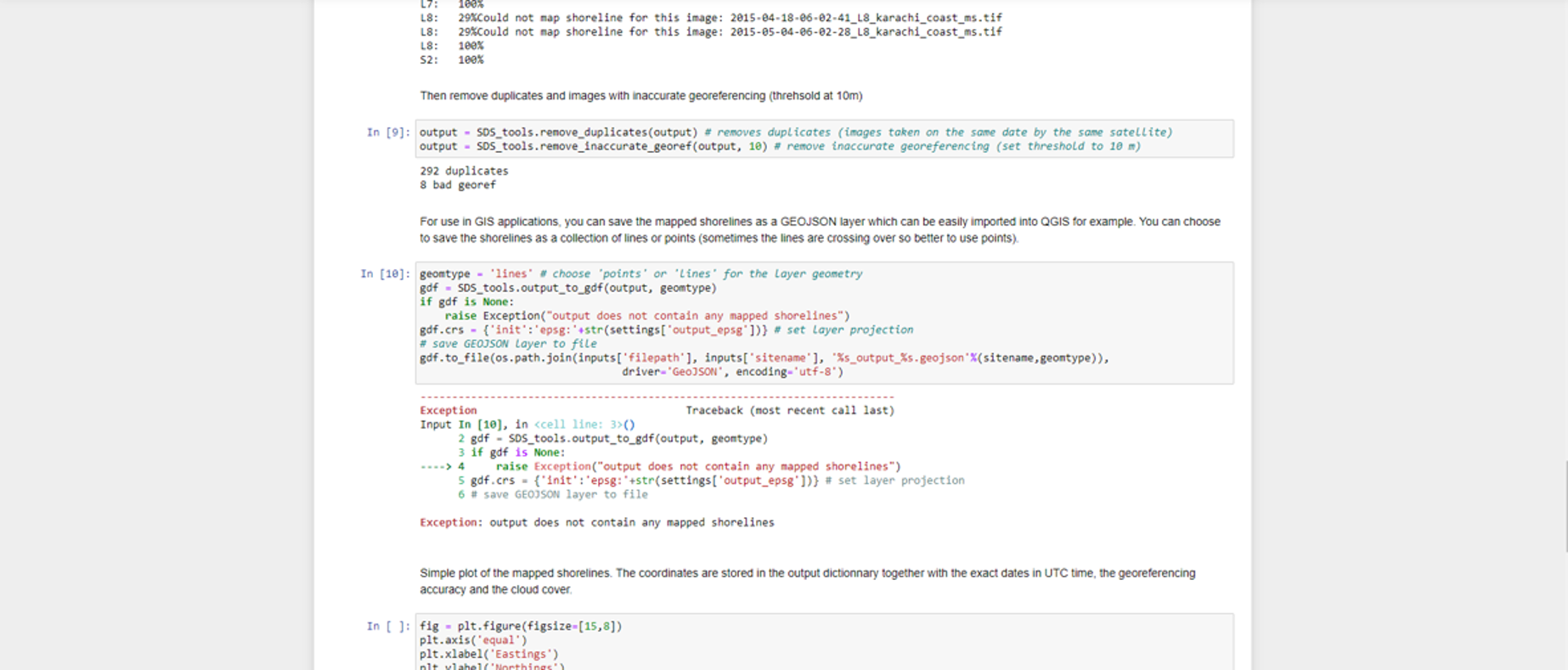 EPSG CODE CHANGE ERROR · Issue #362 · kvos/CoastSat · GitHub