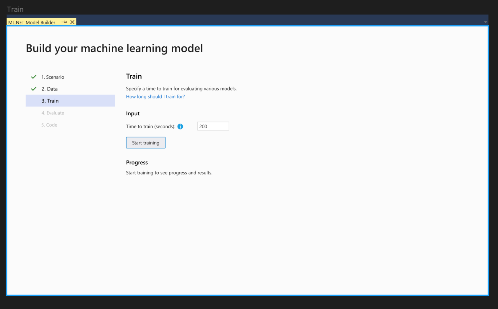 Train step updates based on friday's demo · Issue #143 · dotnet ...