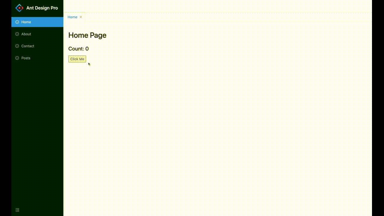 Antd-Pro-Page-Tabs-demo