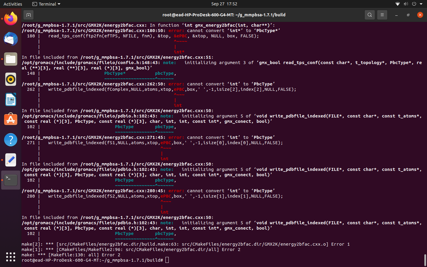 【Help】Installation failure · Issue #37 · RashmiKumari/g_mmpbsa · GitHub