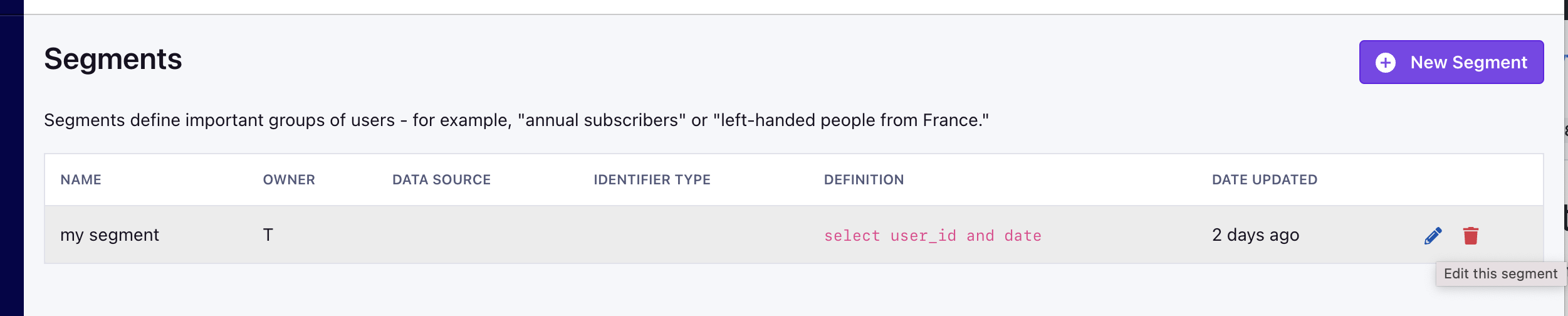 [Bug] Cannot edit segment · Issue #587 · growthbook/growthbook · GitHub
