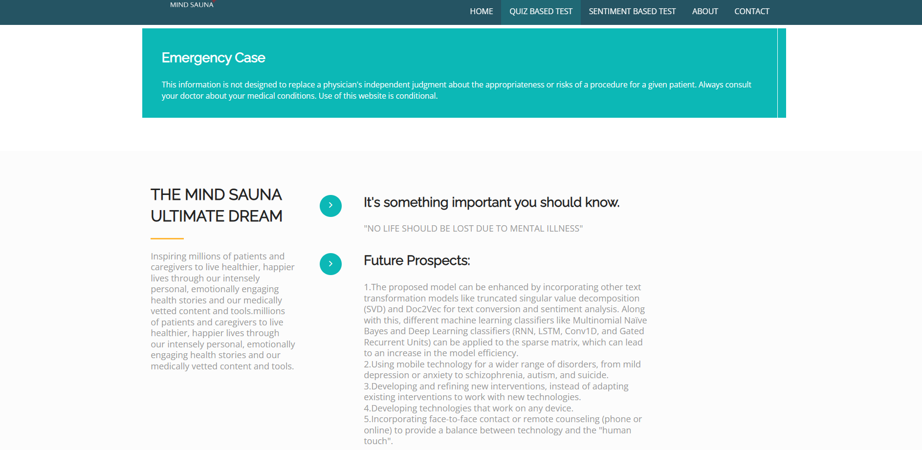 GitHub - Ayushi22137/Mind-Sauna_Mental-Health-Guru: Class Project for ...