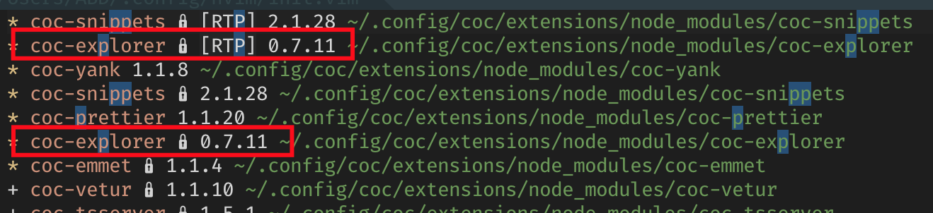 Duplicate extensions listed · Issue #2765 · neoclide/coc.nvim · GitHub