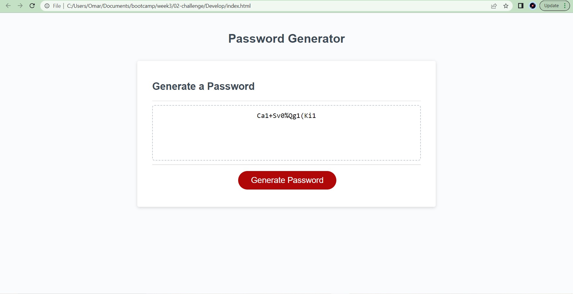 GitHub omarcorrea/passwordgenerator Password Generator