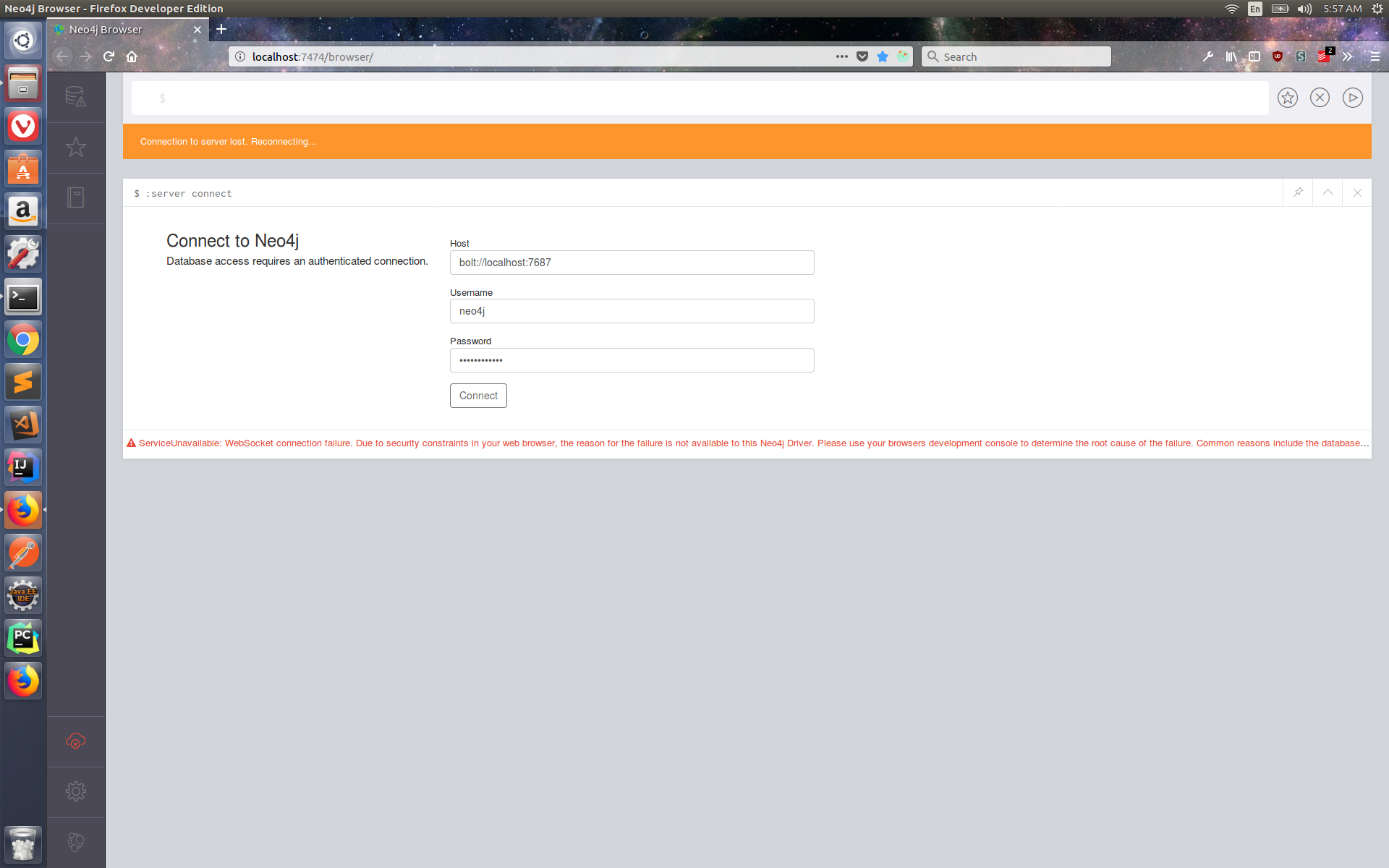 postman websocket localhost