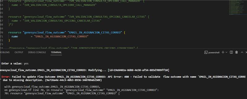 github mypurecloud Images High Quality Grahic Issue with genesyscloud_flow_outcome · Issue #360 · MyPureCloud ...