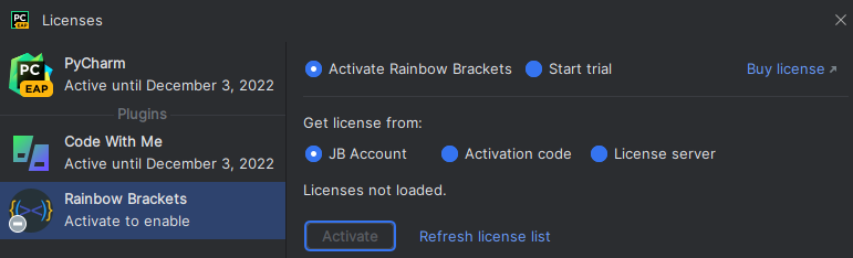 Rainbow Brackets not giving a license to students · Issue #2554 ...