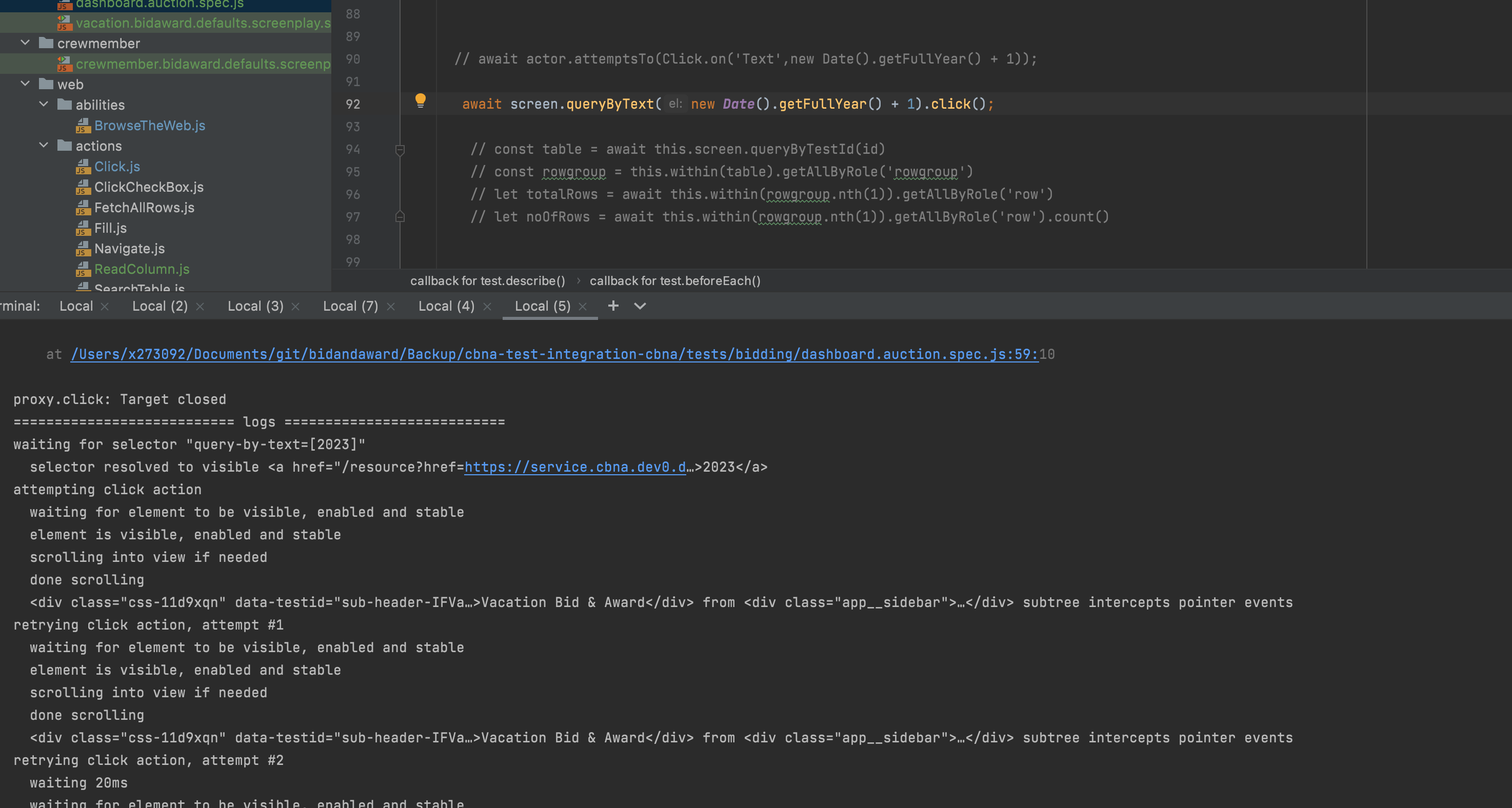 Question Unable to click the link · Issue 565 · testinglibrary