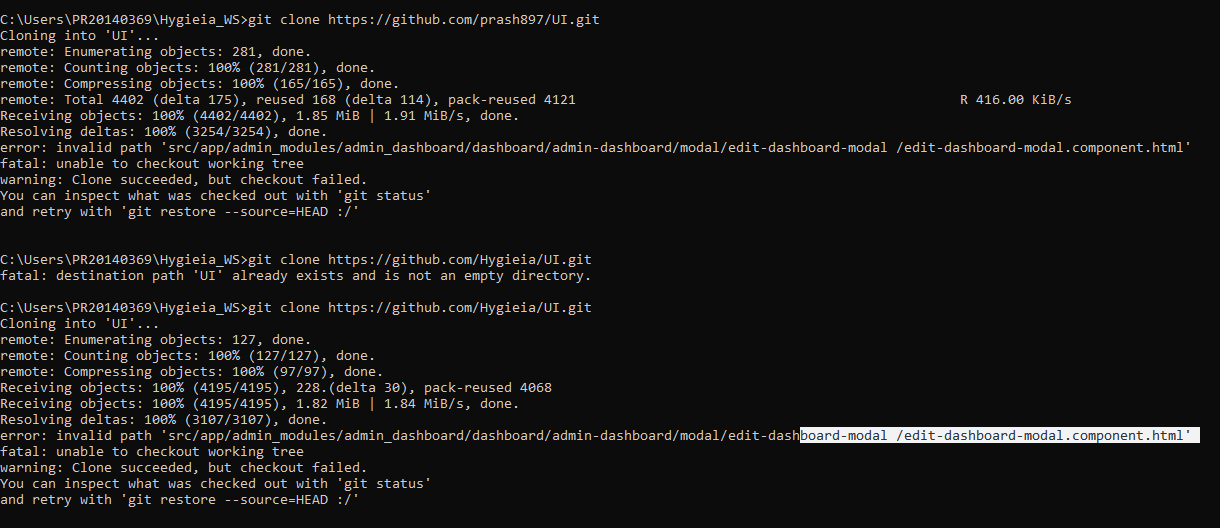 Issue in Git Clone : Only Windows · Issue #111 · hygieia/UI · GitHub