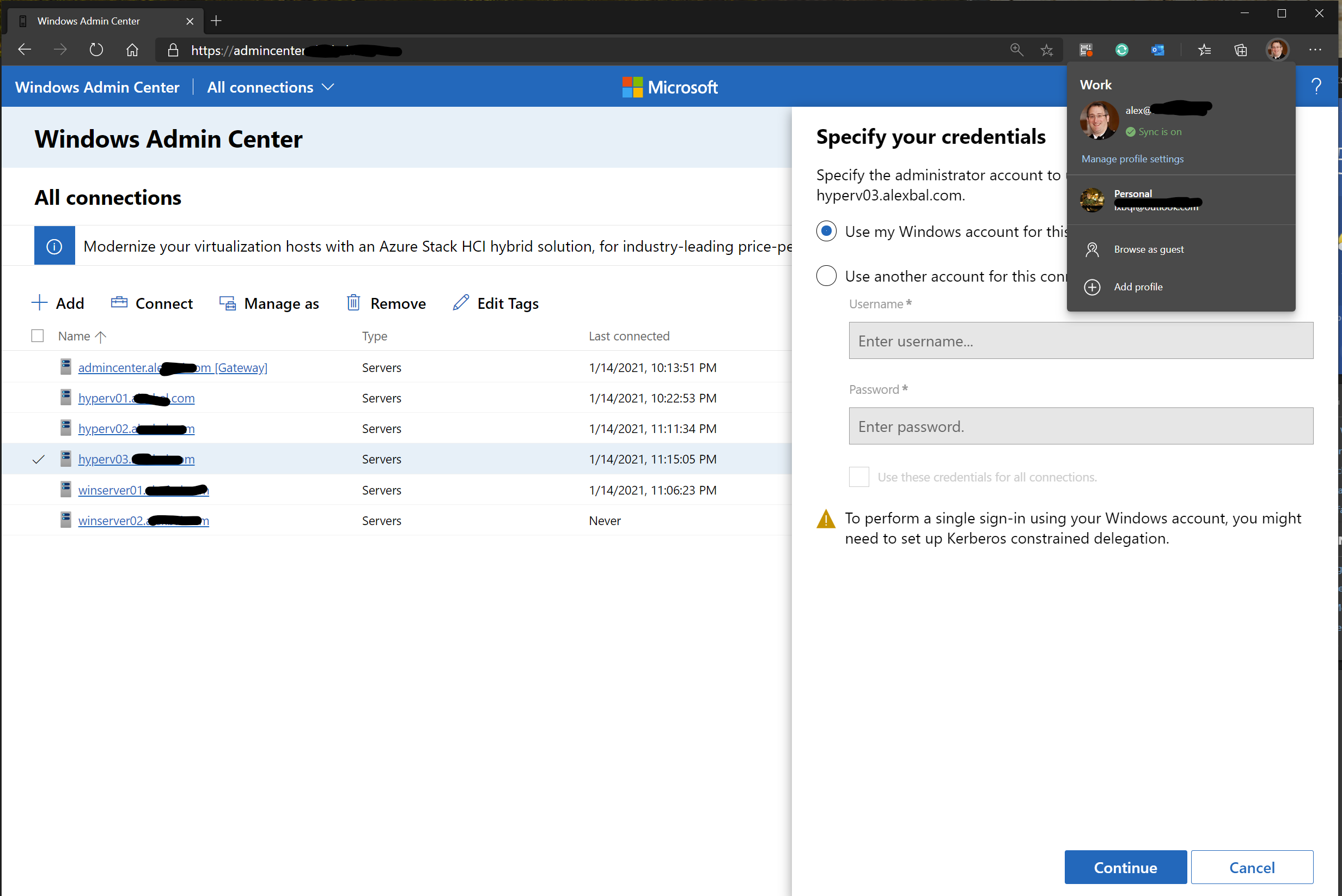 Please document what Windows / Windows Azure / Windows Hello for