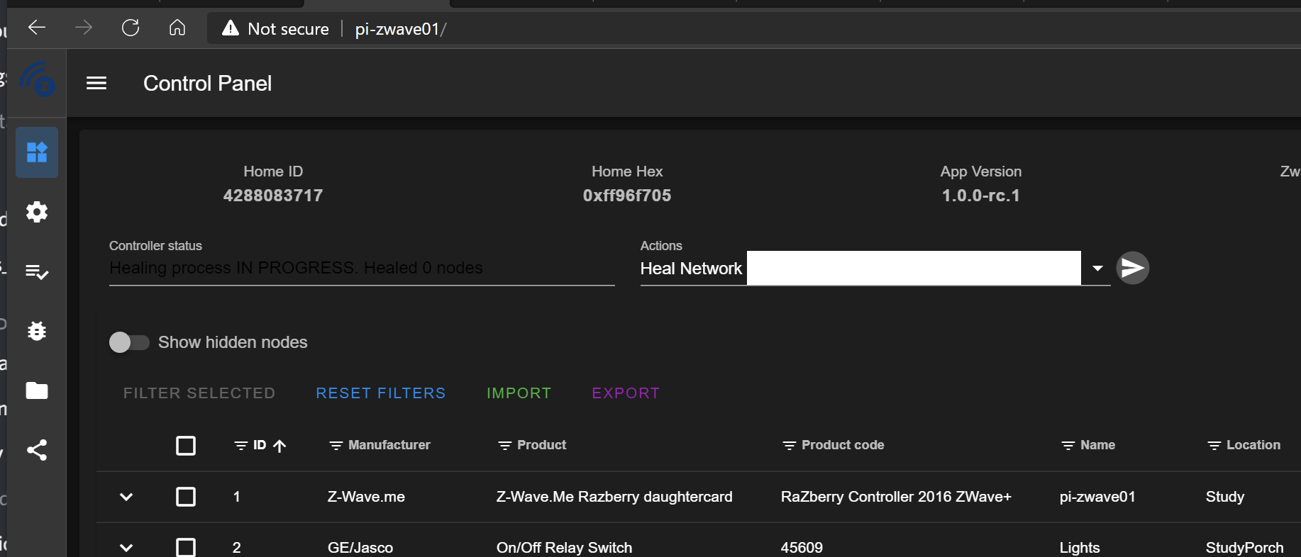 [bug] status text is black in dark mode · Issue #349 · zwave-js/zwave ...