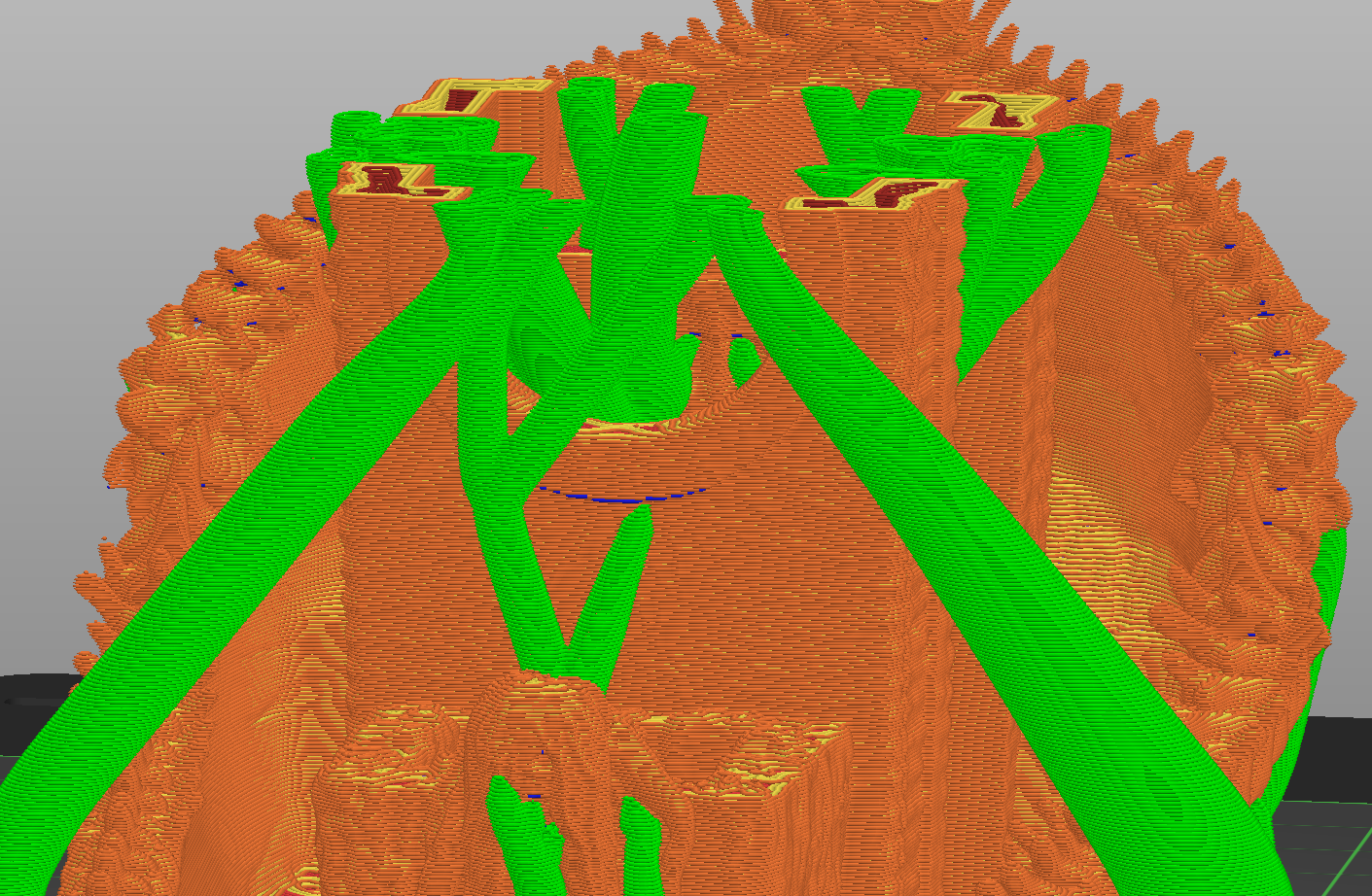 Automatic organic supports ignore support blockers. · Issue #10089 ...