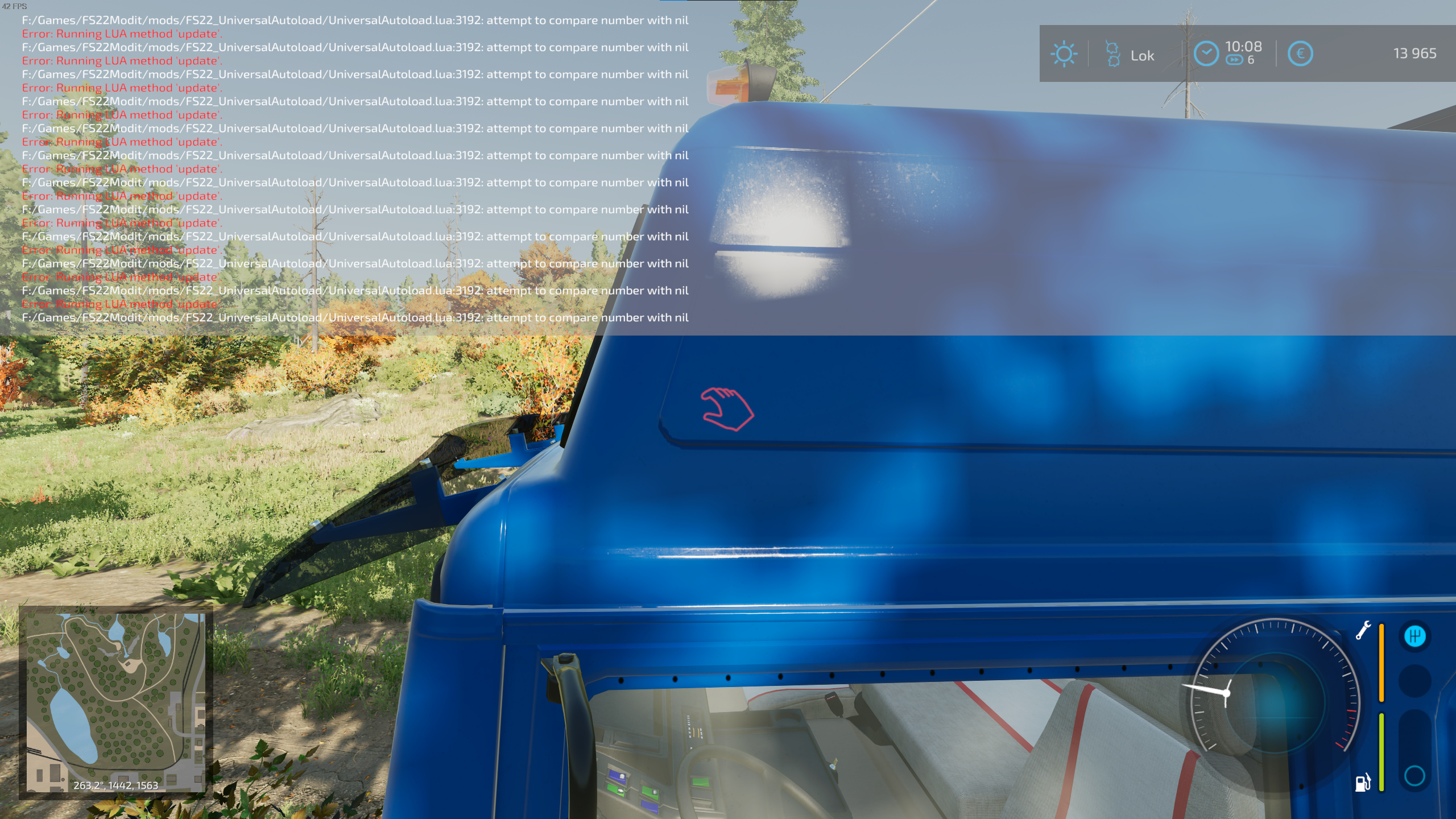 Gamebreaking lua Error · Issue #127 · loki79uk/FS22_UniversalAutoload ...