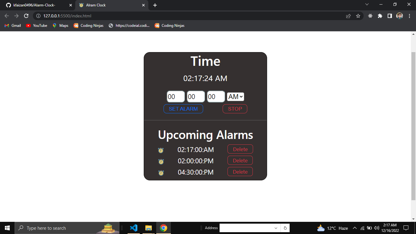 GitHub - kfaizan0496/Alarm-Clock-