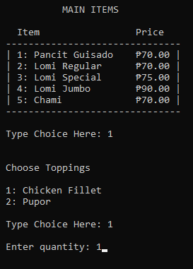 GitHub - CholoCantos/Food-Ordering-System: Python School Project