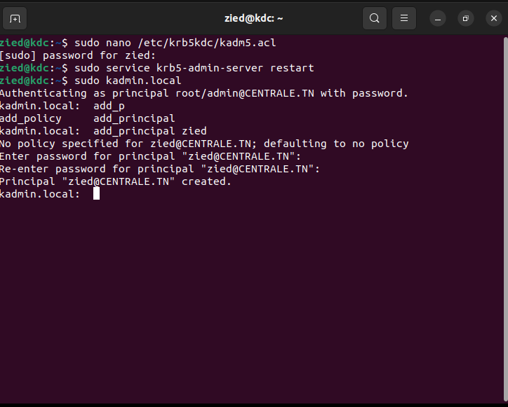 GitHub - ziedb129/ProjetAuthentificationKerbiros