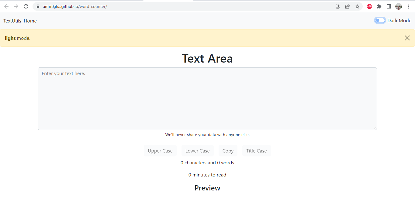 Github meenakshi483 word counter