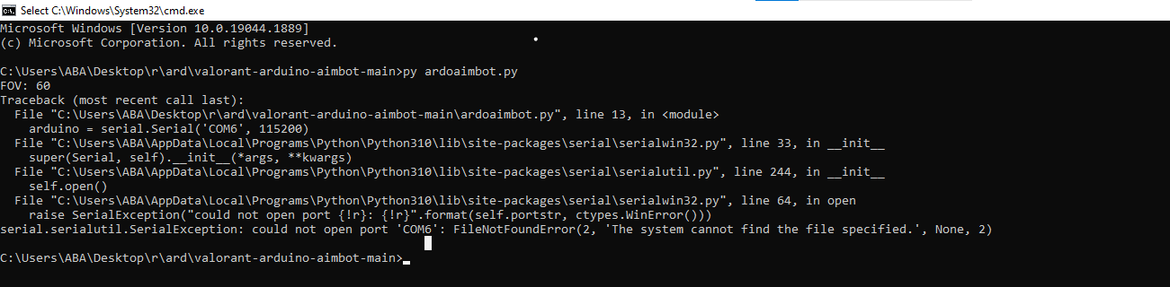 The valorant-arduino-aimbot from Kinuzo - Coder Social