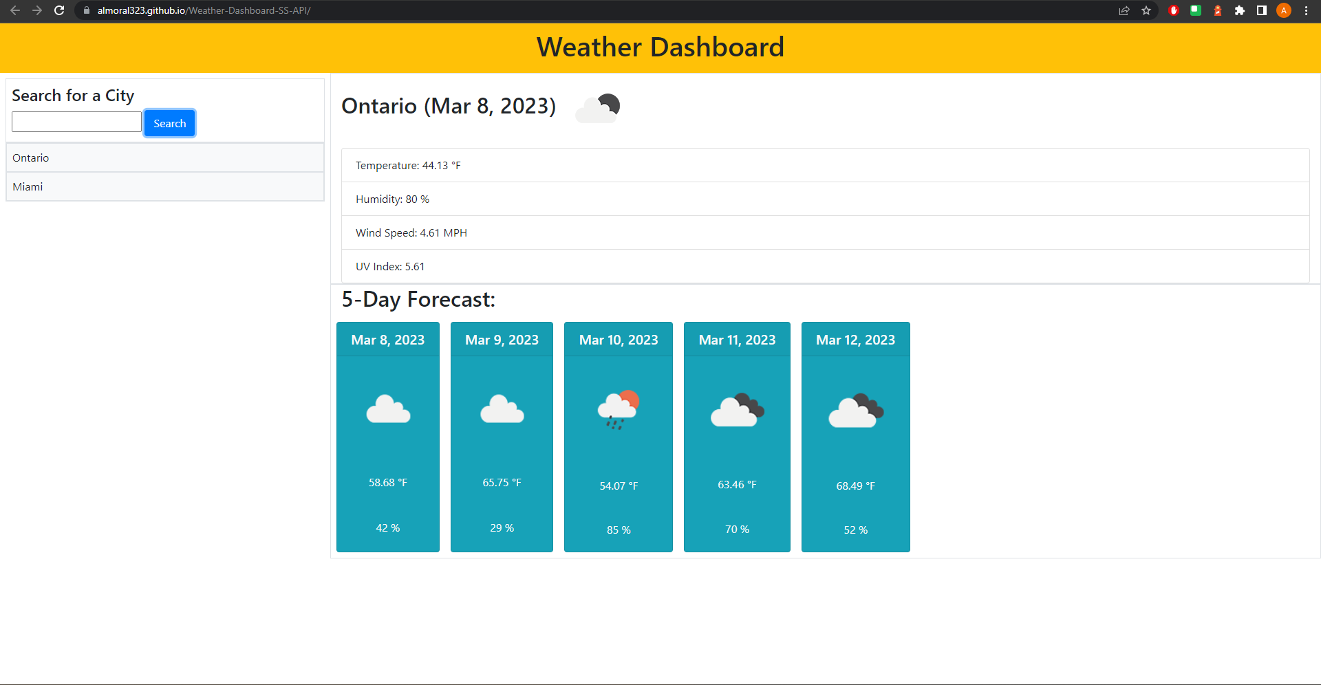 GitHub - almoral323/Weather-Dashboard-SS-API