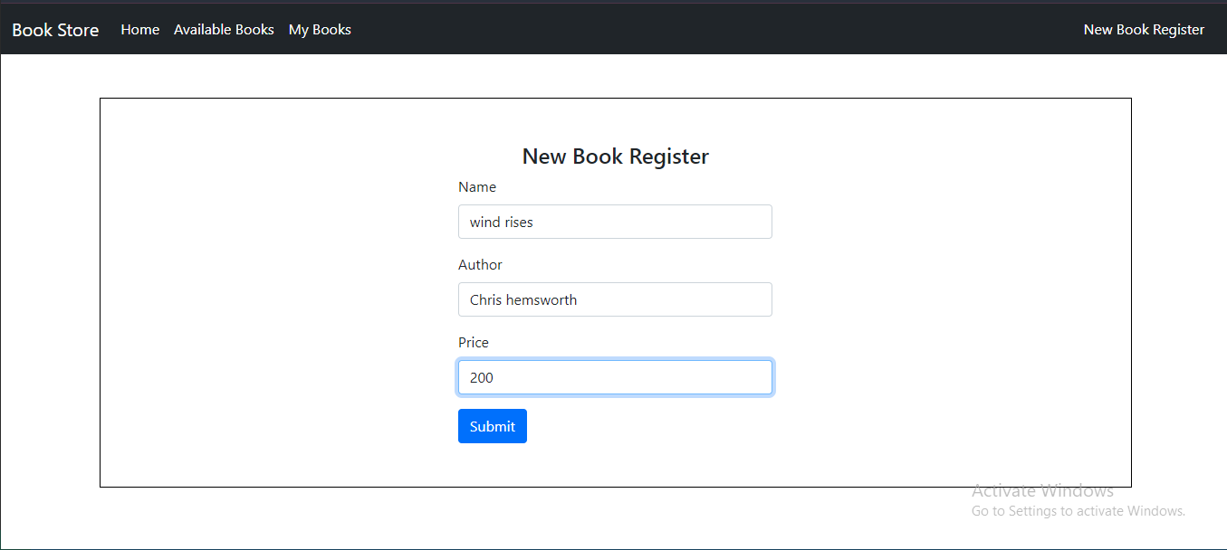 Github chaitanykishore bookstore the book management website is a