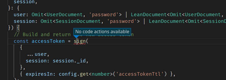Quick fix doesn't work: No code actions available · Issue #143495 ...