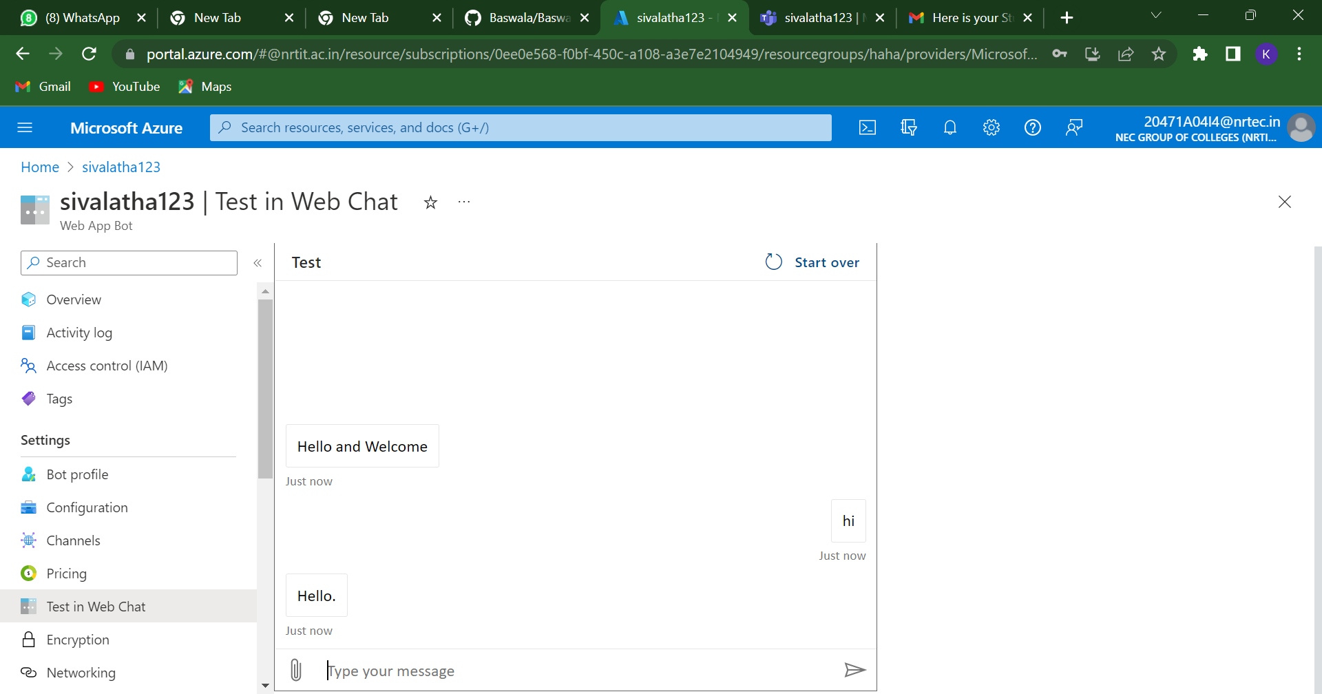Home - Microsoft Azure - Google Chrome 29-09-2022 15_16_04