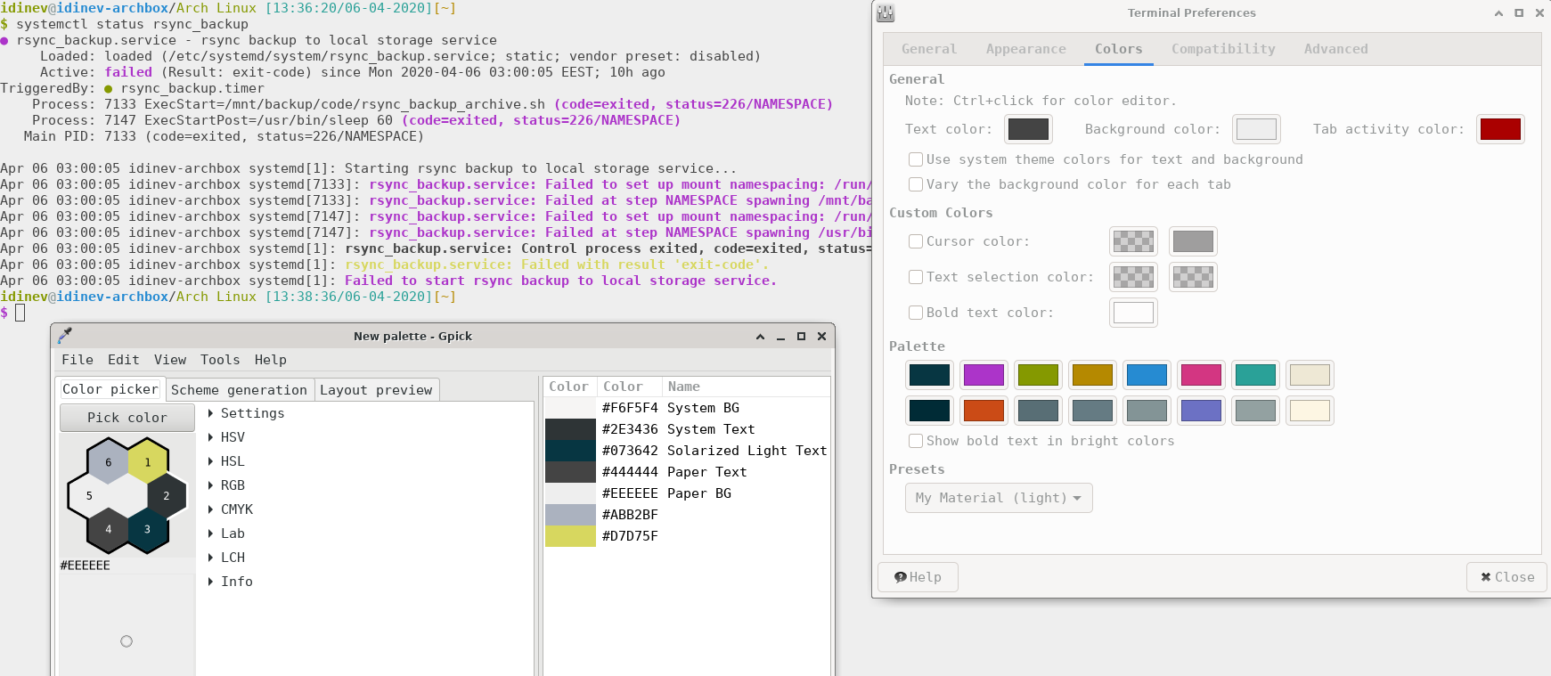 System Sticker Management Color 'systemctl status ' does not obey terminal color palette ยท Issue #15346 ...
