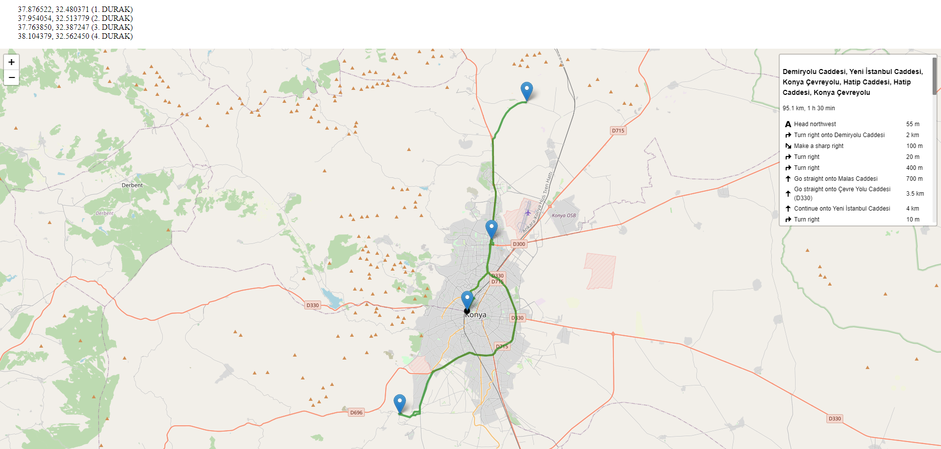 GitHub - behicoytunsenkul/RoutingMapLine: It is a web-based route ...