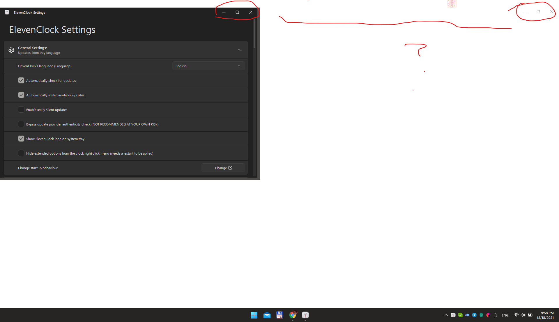  BUG Settings Windows Is Resized After Opening Settings Again And