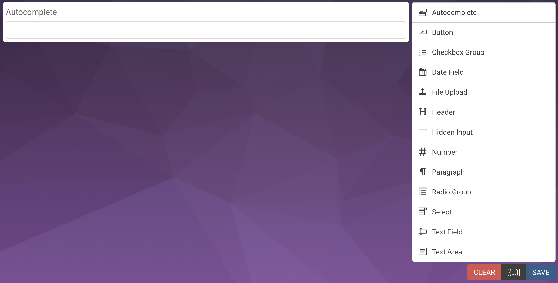 Display the control icon in the form builder area · Issue #892 ...