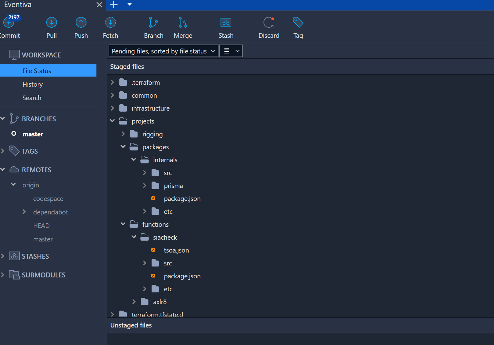 [rush] rush change always gives me No changes were detected · Issue ...