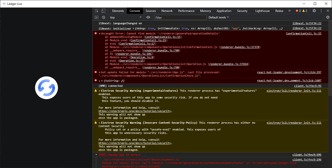 Unable to build from github: cannot find module ~/renderer/generated ...