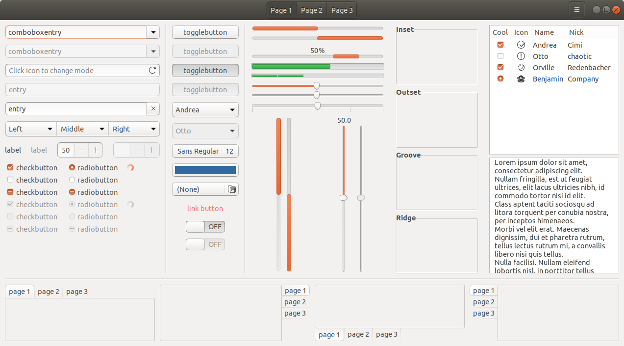 Hard to distinguish active item in headerbar · Issue #64 · canonical ...