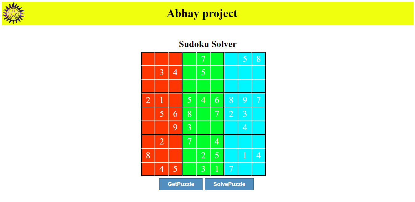 Github abhayk07 suduku solver