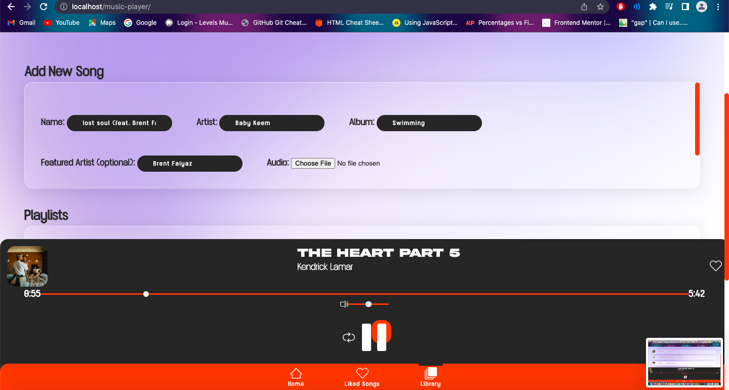 GitHub - BrionyFrater/music-player · GitHub