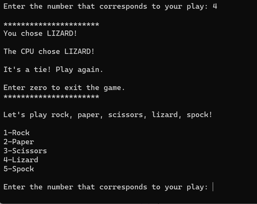 GitHub MeghanSatterley/RockPaperScissorsLizardSpock Play Rock