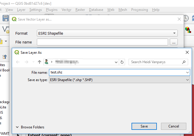 Write support for .shz and .shp.zip is missing · Issue #38382 · qgis ...