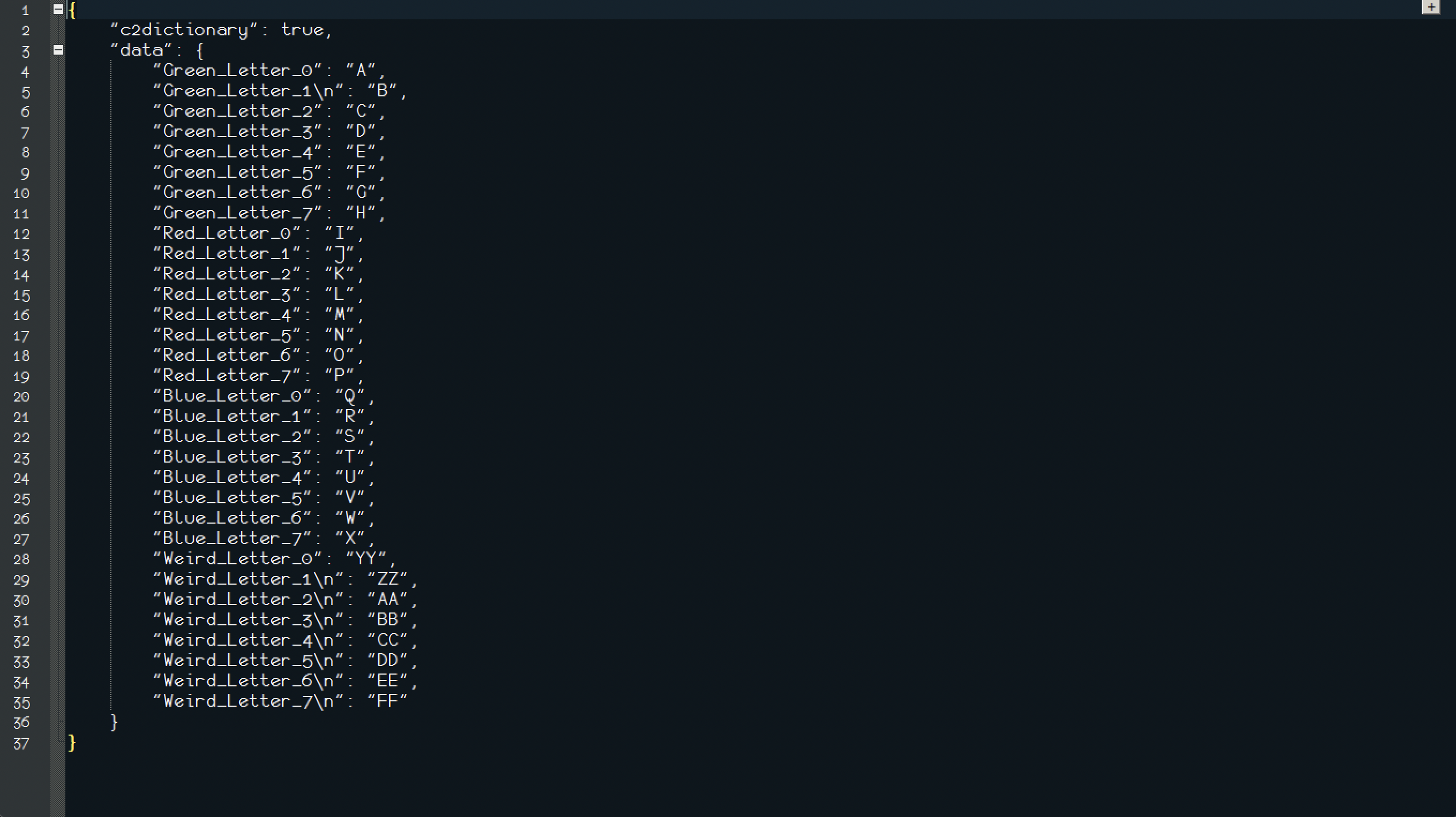 Dictionary Spacing Issue · Issue #6145 · Scirra/Construct-bugs · GitHub