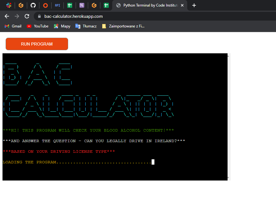 GitHub PPindel/baccalculator