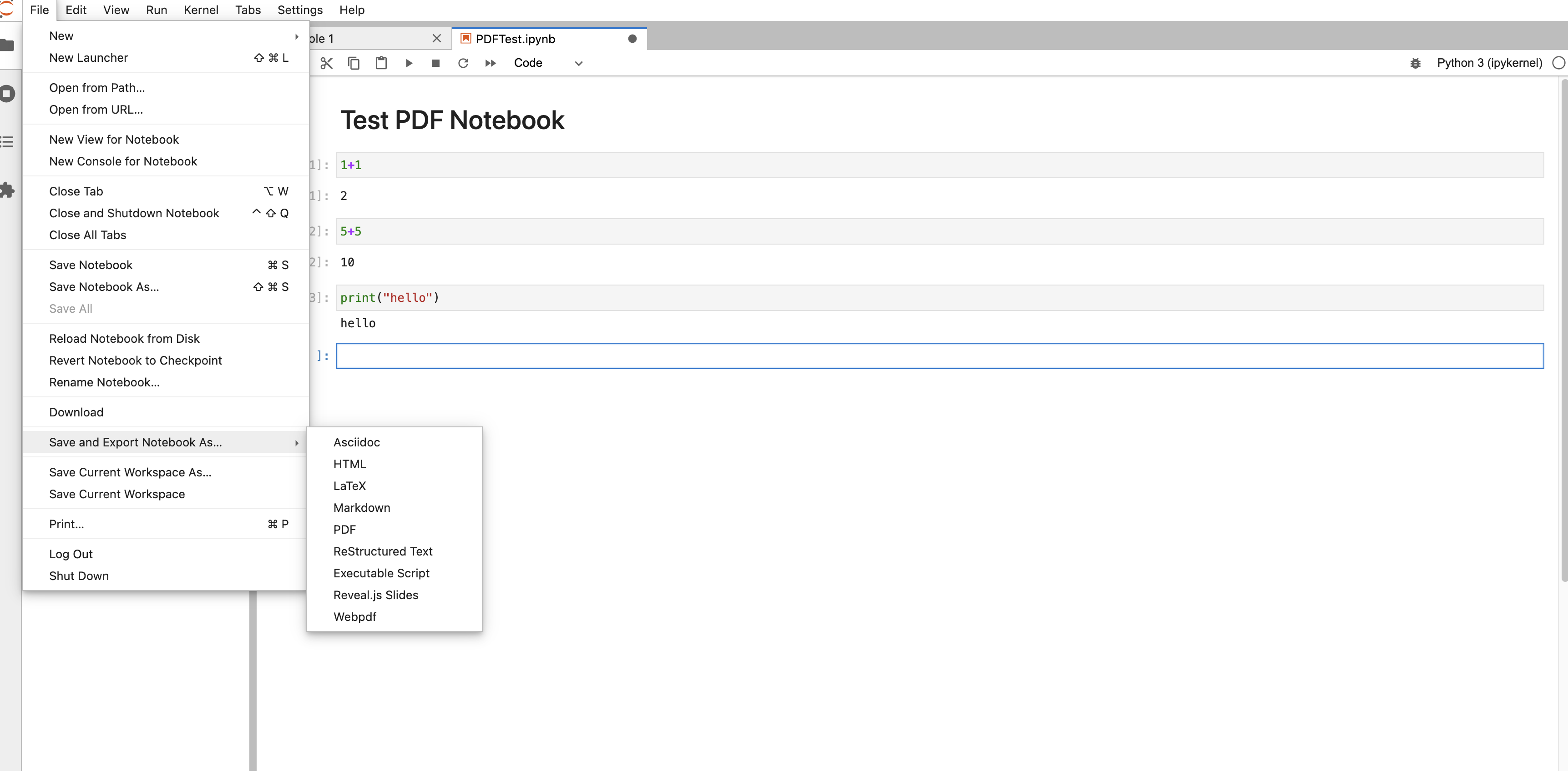Nbconvert Failed: Xelatex Not Found On Path Only able to generate pdf through terminal/commandline · Issue #1870
